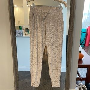 Lululemon Limited Edition Velvet Joggers
